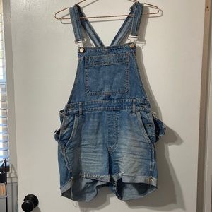 BDG Urban Outfitters jean denim overalls shorts